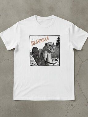 Beaver T-Shirt, Funny Beaver Graphic Tee, Vintage Wildlife Shirt, Outdoors
